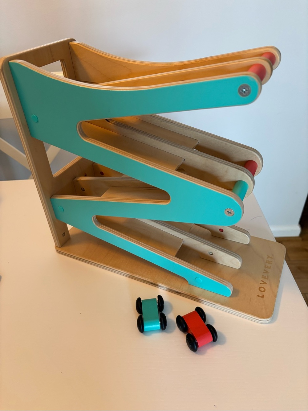 Lovevery | Race & Chase Ramp toy
